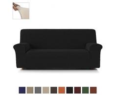 Eiffel Textile Nimes - Custodia Divano 4 Posti 190 x 195 x 2 cm Nero