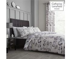 Catherine Lansfield Shrewsbury Copripiumino, Natural, Set piumone 2 piazze, 3