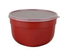 Emsa 517144 Superline Contenitore Salvafreschezza Rotondo, Alto, Rosso, 18x18x12 cm