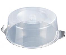 chg 9914-07 - Vassoio per torta e conservazione, in acciaio INOX extra pesante, 0,7 mm, con campana infrangibile, altezza 11 cm, diametro 30 cm