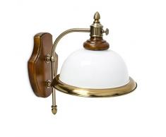 Relaxdays Applique Classico da Parete, Metallo, Oro