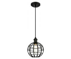 Westinghouse Lampada a Sospensione E27, Nero Opaco