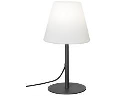 Airam Garda Lampada da Tavolo a LED da Esterno E27, Nero/Bianco, 530 x 280 mm