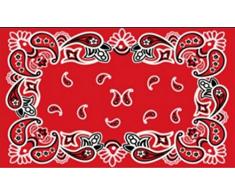 GIFTCOMPANYITALY OGGETTI IDEE DESIGN Zerbino Bandana Rosso, Cocco, 75x2x45 cm, 4 unitÃ