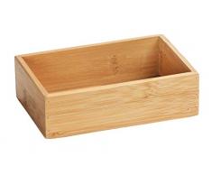 Wenko Terra S 23918100 - Mensola da Bagno in bambÃ¹, 15 x 4,5 x 10 cm, Colore: Marrone