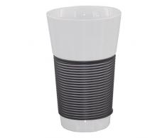 KAHLA Cupit Bicchiere, da caffÃ¨, Magic Grip Antracite, Porcellana, Nero, 0,47l