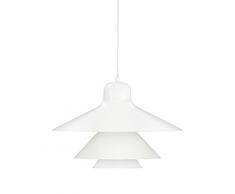 Normann Copenhagen Ikono - Lampada da soffitto in vetro, 30 x 45 cm, colore: Bianco