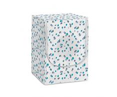 Rayen Medio | Coperchio Caricamento Frontale Copri Lavatrice e asciugatrice con Cerniera | 84 x 60 x 60 cm, Blu e Bianco