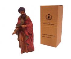 Viscio Trading 131257 Personaggi Presepe, Ceramica, Marrone, 8 x 8 x 18 cm
