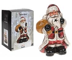 The Fairy Box PMS 16CM Finitura Anticata Babbo Natale in Scatola Colorata.