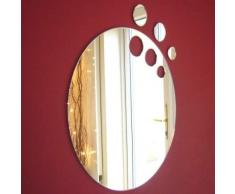 Super Cool Creations Specchio Ovale - 60 cm x 38 cm (5 mm di Spessore).