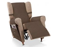 Bartali Copre Poltrona Relax GEA, 42% Cotone, 58% Poliestere, Tabacco, 1Â Piazza