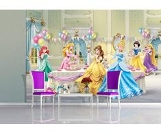AG Design - Photo Wall Mural - Non Tessuto Bambini Disney - Disney Princesse - Foto Sfondo - Poster Gigante con Parete -360 x 270 cm - 4 Parti - FTDN 5066
