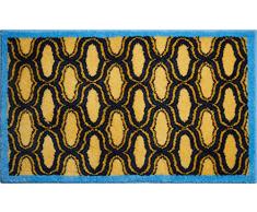 Grund Retro Tappeto per Il Bagno, Poliacrilico Supersoft, Giallo, 60 x 100 cm