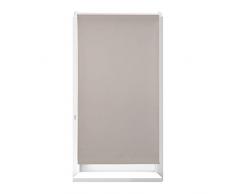 Relaxdays Tende a Rullo Termiche, Tenda Oscurante con Staffa per il Montaggio e Catenella, stoffa 210x86 cm, marrone