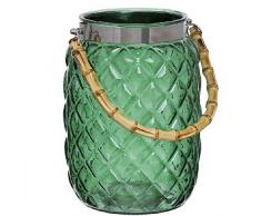 Dcasa Candel Manico bambÃ¹ Candeline Candeline Soffitto Candelabro e Portacandele Decorazione della Casa Unisex Adulto, Verde (Verde) Unica