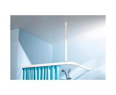 Kleine Wolke 3303100000 - Bastone per tenda, 60 cm lunghezza, 25 mm diametro, colore bianco