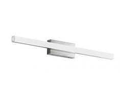 viokef Lighting 4177900Â Nile lampada di bagno, metallo/cromo, bianco/cromo, 62,7Â x 6,5Â x 8