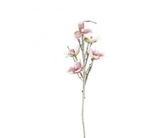 Europalms pianta Artificiale Ramo di Magnolia Eva, Bianco, Rosa, Standard
