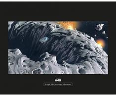 Komar - Quadro da Parete Star Wars Classic RMQ, per cameretta dei Bambini, Decorazione, Stampa Artistica Senza Cornice, Disponibile in 3 Misure, Multicolore, WB128-50x40