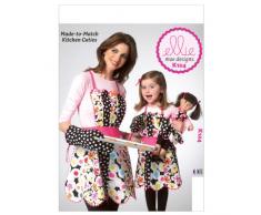 KWIK-SEW PATTERNS K0124 - Cartamodello, grembiule per adulti/bambini, colore: bianco