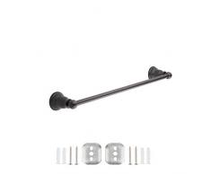 AmazonBasics - Porta asciugamani, stile classico, 45,7 cm, bronzo lucidato effetto anticato