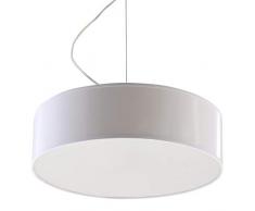 Sollux Lighting Arena 35 - Lampadario a sospensione in PVC, colore: Bianco