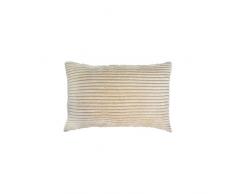 Cuscino effetto velluto, 30 x 50 cm (4 colori) + imbottitura 450 g (beige)