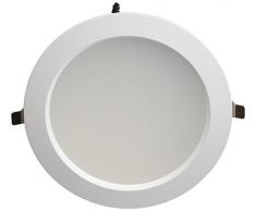 roblan ledpanel25b Downlight Faretto da incasso, 25Â W, bianco