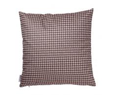 B & h Cuscino, Velluto, Grigio, Singolo, 45Â x 45Â x 2Â cm