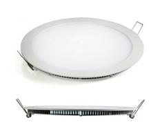 BES 23149 Faretto LED, 18 Watt, Luce Fredda, Rotondo Pannello, Ultra Slim Incasso