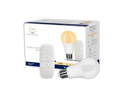 tint di MÃ¼ller-Licht Starter Kit dimmer: lampada a bulbo LED E27 dimmerabile (2700K), sostituisce lampadine da 60W, funziona con Amazon Alexa + Mobile Switch