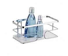 Wenko 21432100 Mensola grande Premium - Befestigen ohne bohren, Acciaio inossidabile, 24 x 10 x 13.5 cm, Lucido