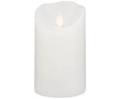 Best Season M-Twinkle Flame Candela LED, Bianco