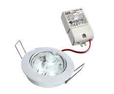 Esotec 105211 - Lampada da soffitto a LED, 2800 K, 3 W, colore: Bianco caldo