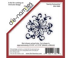 Die-Namites Bird Song fustellatura, Stella di Natale con Spirale Multi-Colour