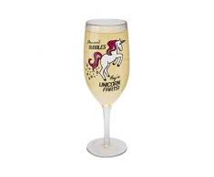 BigMouth Inc - Bicchiere da Champagne con Unicorno