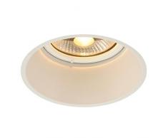 SLV Horn-T - Lampada da incasso in acciaio, colore: Bianco opaco