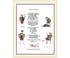 Samuel Lamont - Strofinaccio, Taglia Unica, Colore: Bianco