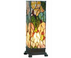 la Casa di Tiffany 5ll-9235 Lampada da Tavolo, Rosso