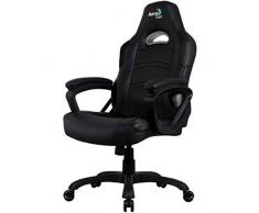 AeroCool AC80 Air - Sedia da Gioco, Colore: Nero