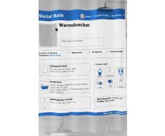 Kleine Wolke 5216700305 - Tenda da doccia Social, 180 x 200 cm, colore: Blu
