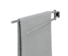 Tiger Dock Portasciugamani, Acciaio Inox, Cromato, 4.9 x 7.8 x 45.3 cm