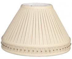 Royal Designs Empire - Paralume a pieghe, Beige, 6 x 14 x 10