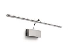 Philips 3882917p1Â myLiving lampada da parete a LED Mahogany 900Â lm, metallo, 10Â W, integrato, acciaio spazzolato, 9,9Â x 60,4Â x 13,5Â cm