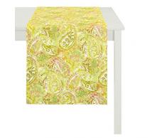 Apelt Runner da Tavolo, Colore: Rosso, Circa 48 x 140 cm