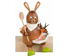 KWO Olbernhau 42110Â Coniglio Padre Hans Bordi Sgabello, 20Â cm