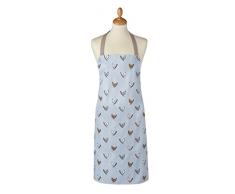 Cooksmart - Grembiule in PVC, Cotone, Colore: Blu
