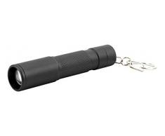 Ansmann Mini torcia LED T60F per portachiavi, con batteria AAA, maneggevole lampada a messa a fuoco, portata 60 m, 800 Lux â 3 W, ideale per bambini, campeggio, attivitÃ allaperto e borsa
