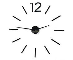 Moderno grande orologio da parete DIY Admirable 2 XXL, 100-130cm, soggiorno, camera da letto, made in EU, silenzioso